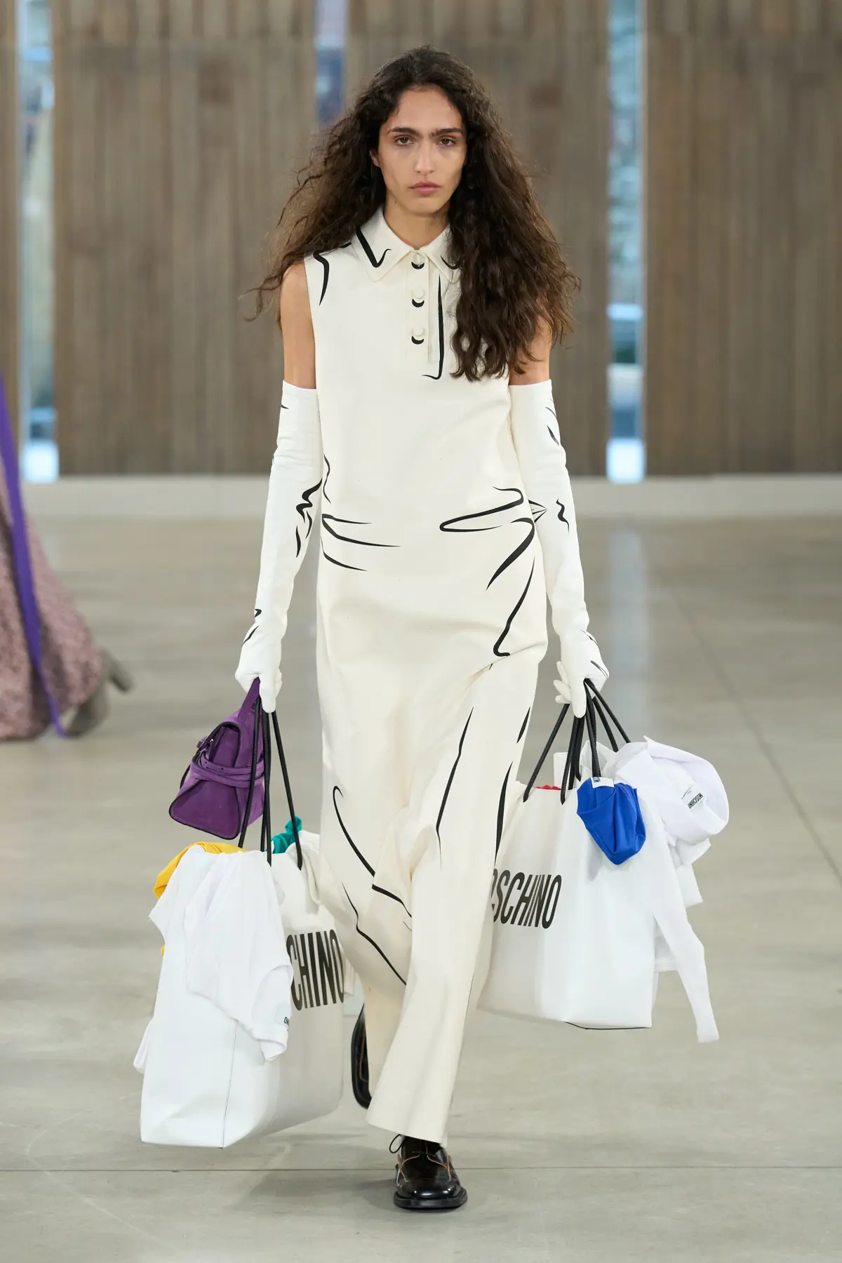 Moschino SS26 Runway Assets & Press Release Runway Images Moschino S26 Look 49