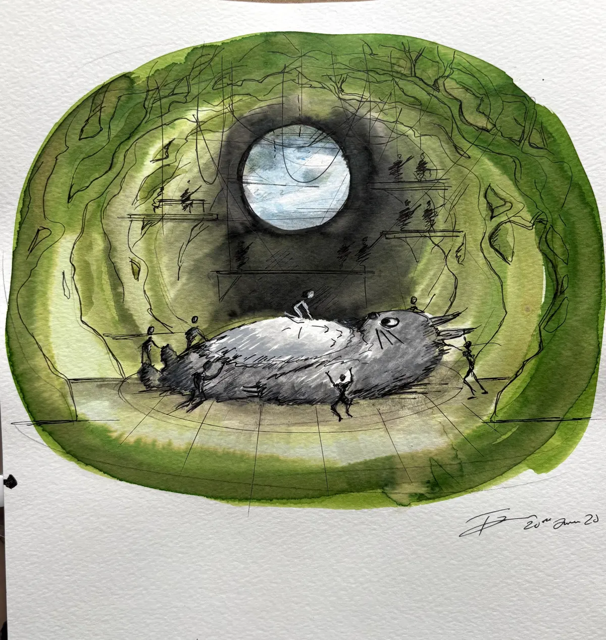 4. Tom Pye My Neighbour Totoro Sketch